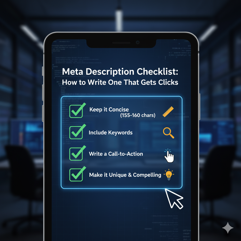 Meta Description Checklist: How to Write One That Gets Clicks