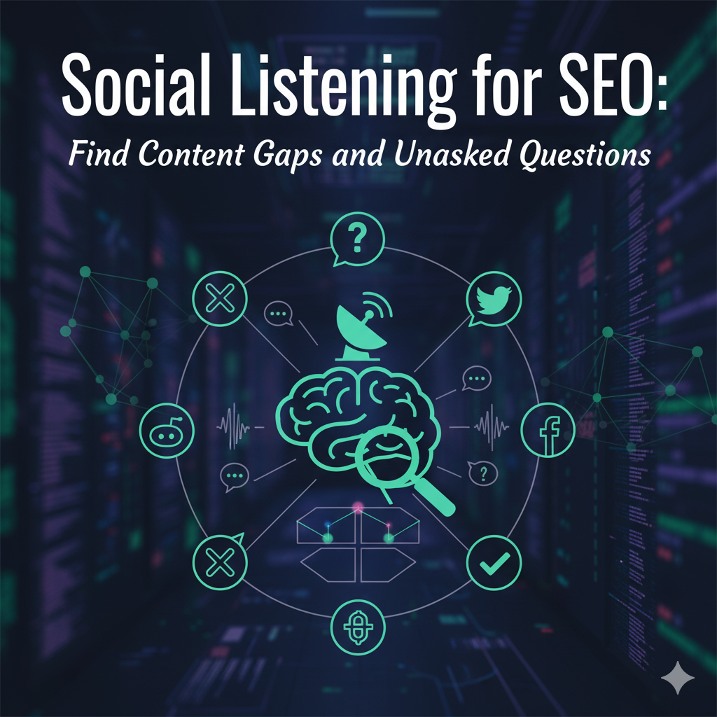 Social Listing for SEO: Find Content Gaps and Unasked Questions