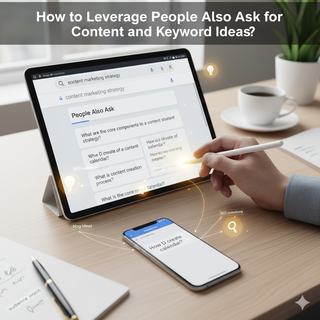 How to Leverage People Also Ask for Content and Keyword Ideas?